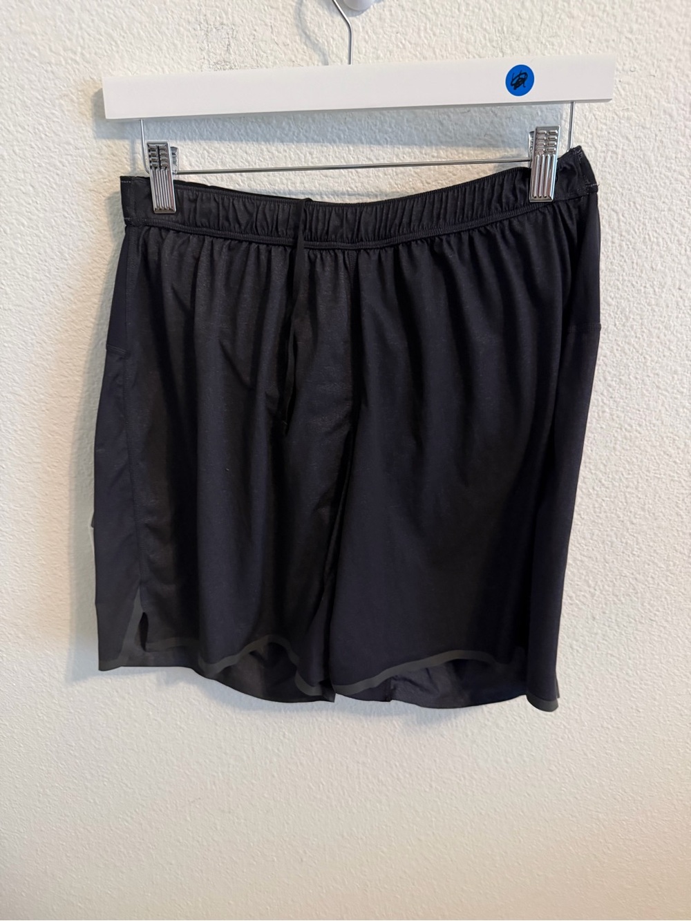 Saxx Black Athletic Shorts with Elastic Waistband